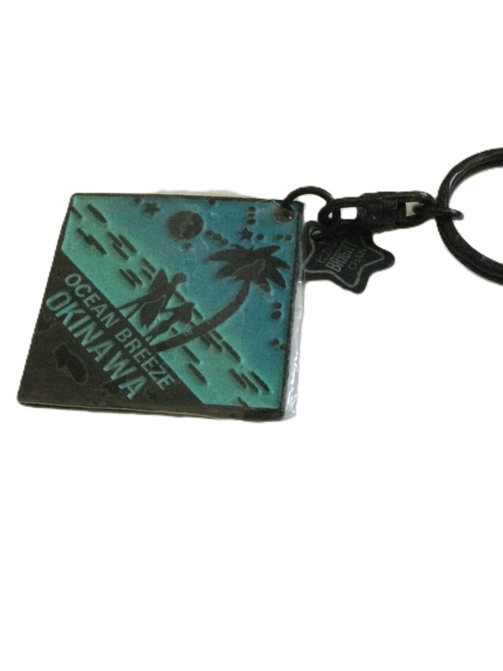 Vintage Bright Okinawa Ocean Breeze Key Chain Souvenir